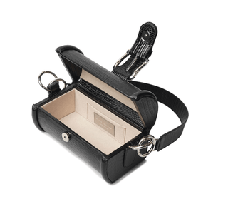 MOE - Black Lizard Embossed Bag - Maison OrientDania ShinkarMaison OrientHandbags