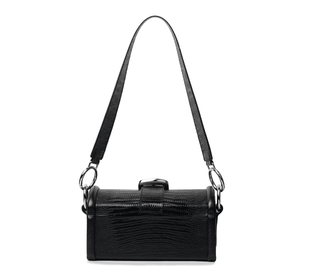 MOE - Black Lizard Embossed Bag - Maison OrientDania ShinkarMaison OrientHandbags