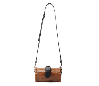 MOE - Caramel Lizard Embossed Bag - Maison OrientDania ShinkarMaison OrientHandbags