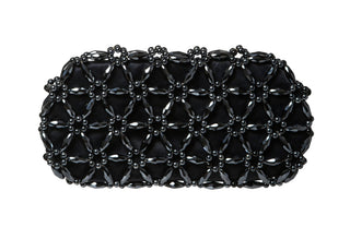 Navy blue Tebea beaded clutch - Maison Orient0711 TbilisiMaison OrientClutch