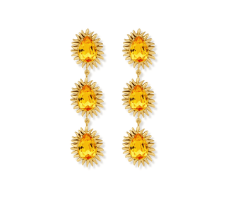 Ninon Sun Yellow Trio Earrings - Maison OrientNinonMaison OrientJewelry