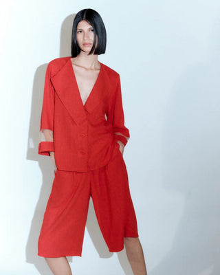 PALMER SHORTS RED - Maison OrientVEPLENMaison OrientClothing