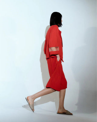 PALMER SHORTS RED - Maison OrientVEPLENMaison OrientClothing