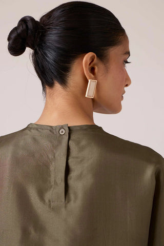 Pam Olive Silk Top - Maison OrientThe Summer HouseMaison OrientShirts & Tops