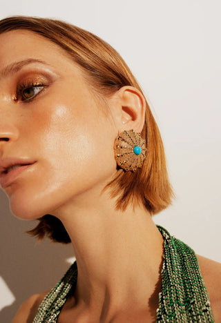 Patmos Turquoise Earrings - Maison OrientNinonMaison OrientJewelry