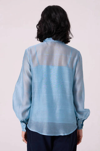 Pavel Blue Handwoven Shirt - Maison OrientThe Summer HouseMaison OrientShirts & Tops