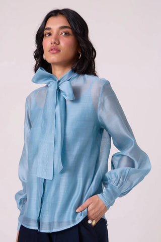 Pavel Blue Handwoven Shirt - Maison OrientThe Summer HouseMaison OrientShirts & Tops