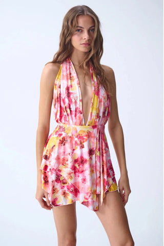 PIXIE DRESS / PINK PATTERNED - Maison OrientNAIAMaison OrientClothing