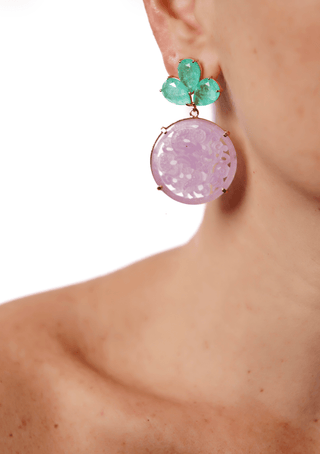 PURPLE LOTUS in Amethyst - Maison OrientChadia HamatiMaison OrientEarring