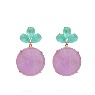 PURPLE LOTUS in Amethyst - Maison OrientChadia HamatiMaison OrientEarring