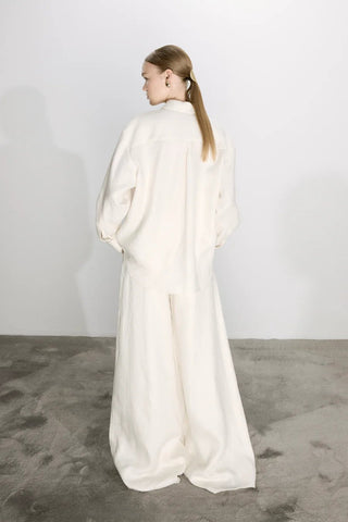 Ravenna Linen Shirt in White - Maison OrientNazli CerenMaison OrientClothing