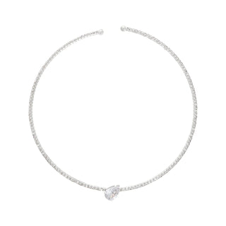RESURRECTION CHOKER SILVER AND WHITE - Maison OrientTALITAMaison OrientJewelry