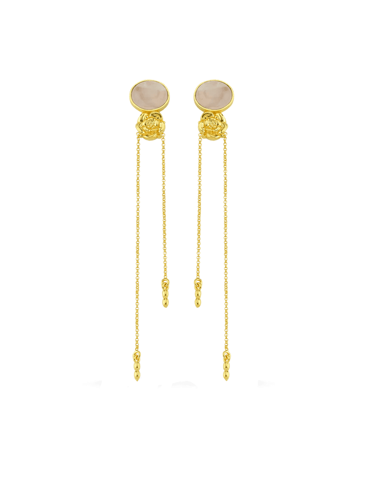 ROZA MYSTICA PINK EARRINGS - Maison OrientBodhitaMaison OrientJewelry