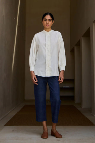 Ryuk Handwoven Embroidered Shirt - Maison OrientThe Summer HouseMaison OrientShirts & Tops