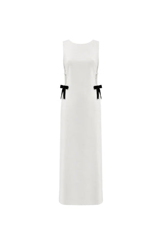 Sabine Midi Crepe Gown in Ivory - Maison OrientNazli CerenMaison OrientDress