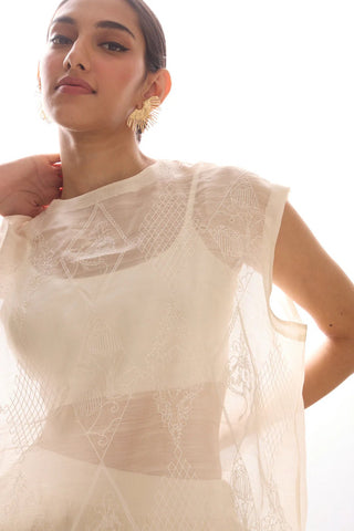 Sahir Handwoven Embroidered Top - Maison OrientThe Summer HouseMaison OrientShirts & Tops