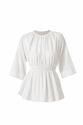 Sergio Off White Cotton Top - Maison OrientThe Summer HouseMaison OrientShirts & Tops