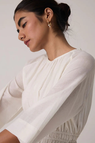 Sergio Off White Cotton Top - Maison OrientThe Summer HouseMaison OrientShirts & Tops