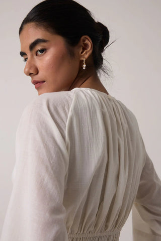 Sergio Off White Cotton Top - Maison OrientThe Summer HouseMaison OrientShirts & Tops