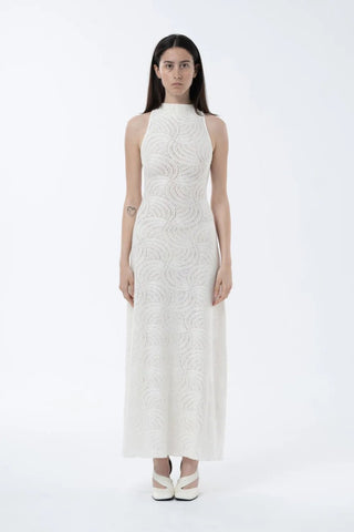SHERINA White Knit Dress - Maison OrientMAETMaison OrientDress