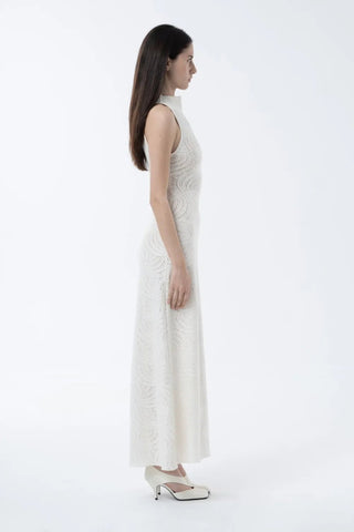 SHERINA White Knit Dress - Maison OrientMAETMaison OrientDress