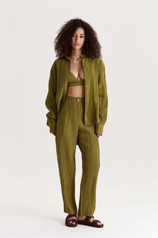 Shirt Evia in Olive - Maison OrientALARÁMaison OrientClothing