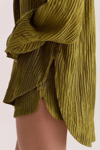 Shirt Evia in Olive - Maison OrientALARÁMaison OrientClothing