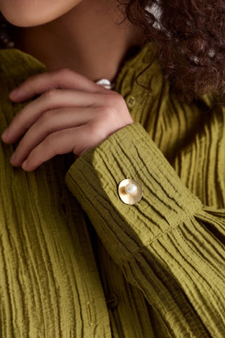 Shirt Evia in Olive - Maison OrientALARÁMaison OrientClothing