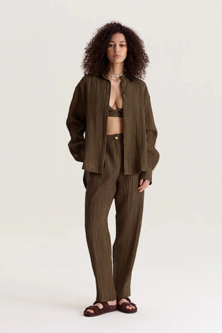 Shirt Evia in Olive Umber - Maison OrientALARÁMaison OrientClothing