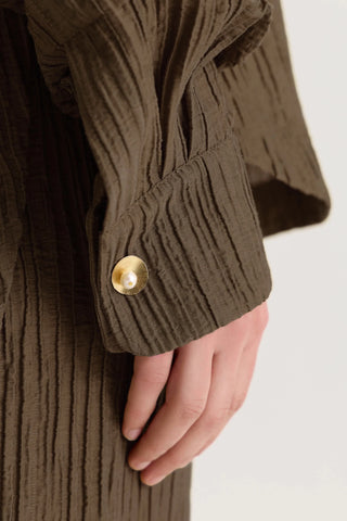 Shirt Evia in Olive Umber - Maison OrientALARÁMaison OrientClothing