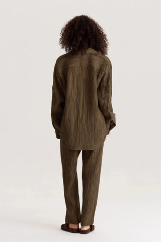 Shirt Evia in Olive Umber - Maison OrientALARÁMaison OrientClothing