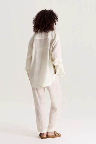 Shirt Evia in Pearl White - Maison OrientALARÁMaison OrientClothing