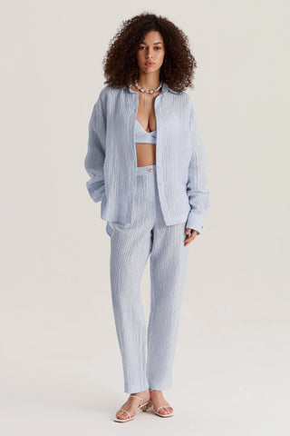 Shirt Evia in Sky Blue - Maison OrientALARÁMaison OrientClothing