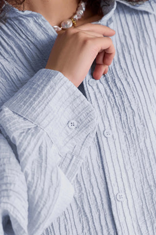 Shirt Evia in Sky Blue - Maison OrientALARÁMaison OrientClothing