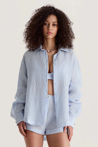 Shirt Evia in Sky Blue - Maison OrientALARÁMaison OrientClothing
