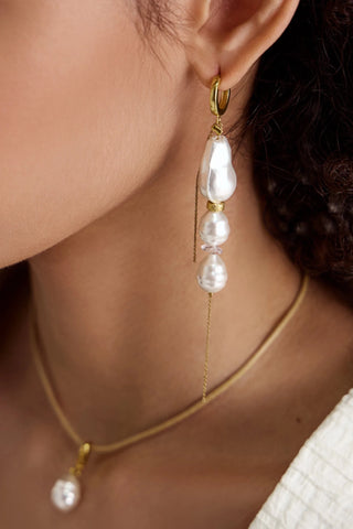 Sia Earrings with Pearls - Maison OrientALARÁMaison OrientEarrings