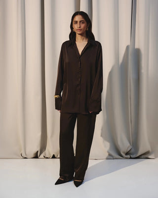 SILKY LOUNGE SHIRT - Maison OrientKris MaranMaison OrientClothing