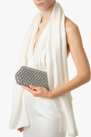 Silver Lizzie Clutch - Maison Orient0711Maison OrientHandbags