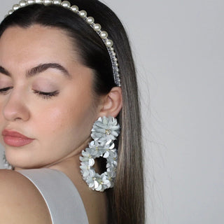 Silver Yasmine Hoops - Maison OrientPinar OzevlatMaison OrientJewelry