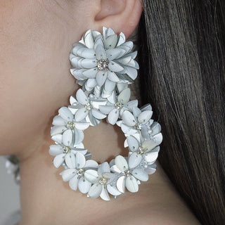 Silver Yasmine Hoops - Maison OrientPinar OzevlatMaison OrientJewelry