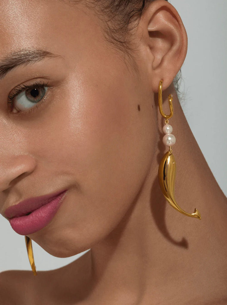 Sirena Pearl Earrings - Maison OrientMISHOMaison OrientJewelry