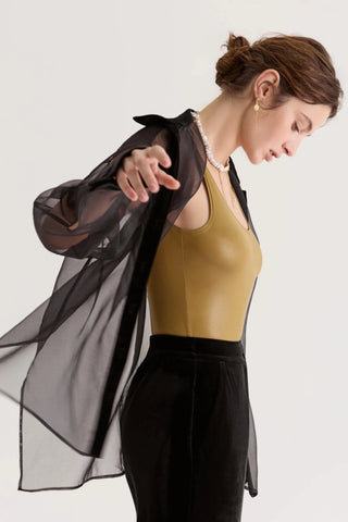 Siren's Shirt in Organza - Maison OrientALARÁMaison OrientClothing