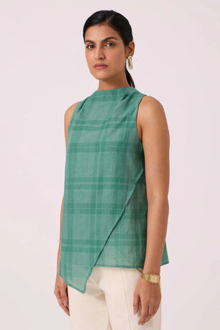 Sonya Green Handwoven Top - Maison OrientThe Summer HouseMaison OrientShirts & Tops