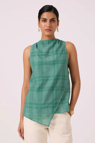 Sonya Green Handwoven Top - Maison OrientThe Summer HouseMaison OrientShirts & Tops
