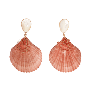 ST TROPEZ in seashell and Mother of Pearls - Maison OrientChadia HamatiMaison OrientEarring