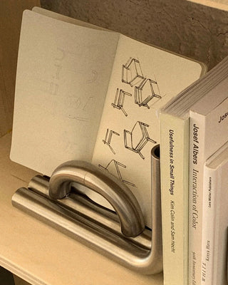 Stainless Steel TUBE Bookends - Maison OrientMaha Alavi StudioMaison OrientHome Decor