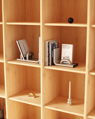 Stainless Steel TUBE Bookends - Maison OrientMaha Alavi StudioMaison OrientHome Decor