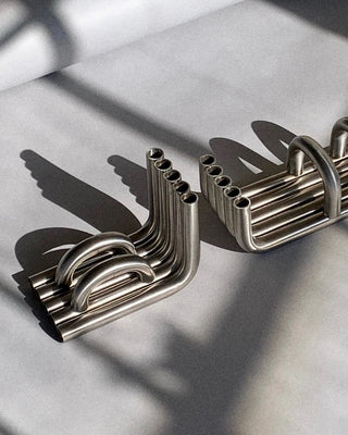 Stainless Steel TUBE Bookends - Maison OrientMaha Alavi StudioMaison OrientHome Decor