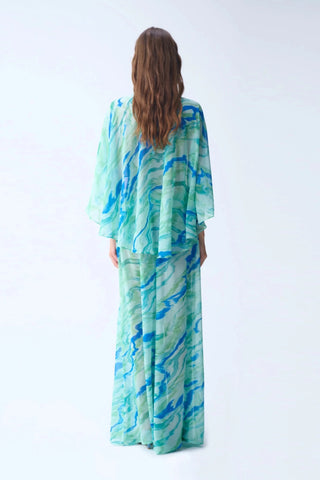 SUMMER CAPE / MINT PATTERNED - Maison OrientNAIAMaison OrientClothing