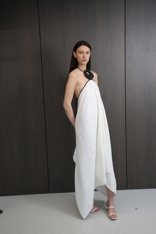 SUNNY White Linen Midi Dress - Maison OrientMAETMaison OrientDress
